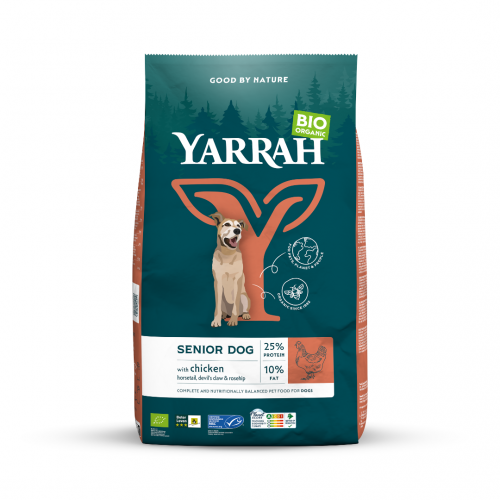 YARRAH - БИО КУЧЕШКА ХРАНА СУХА ПИЛЕ SENIOR - 2 кг